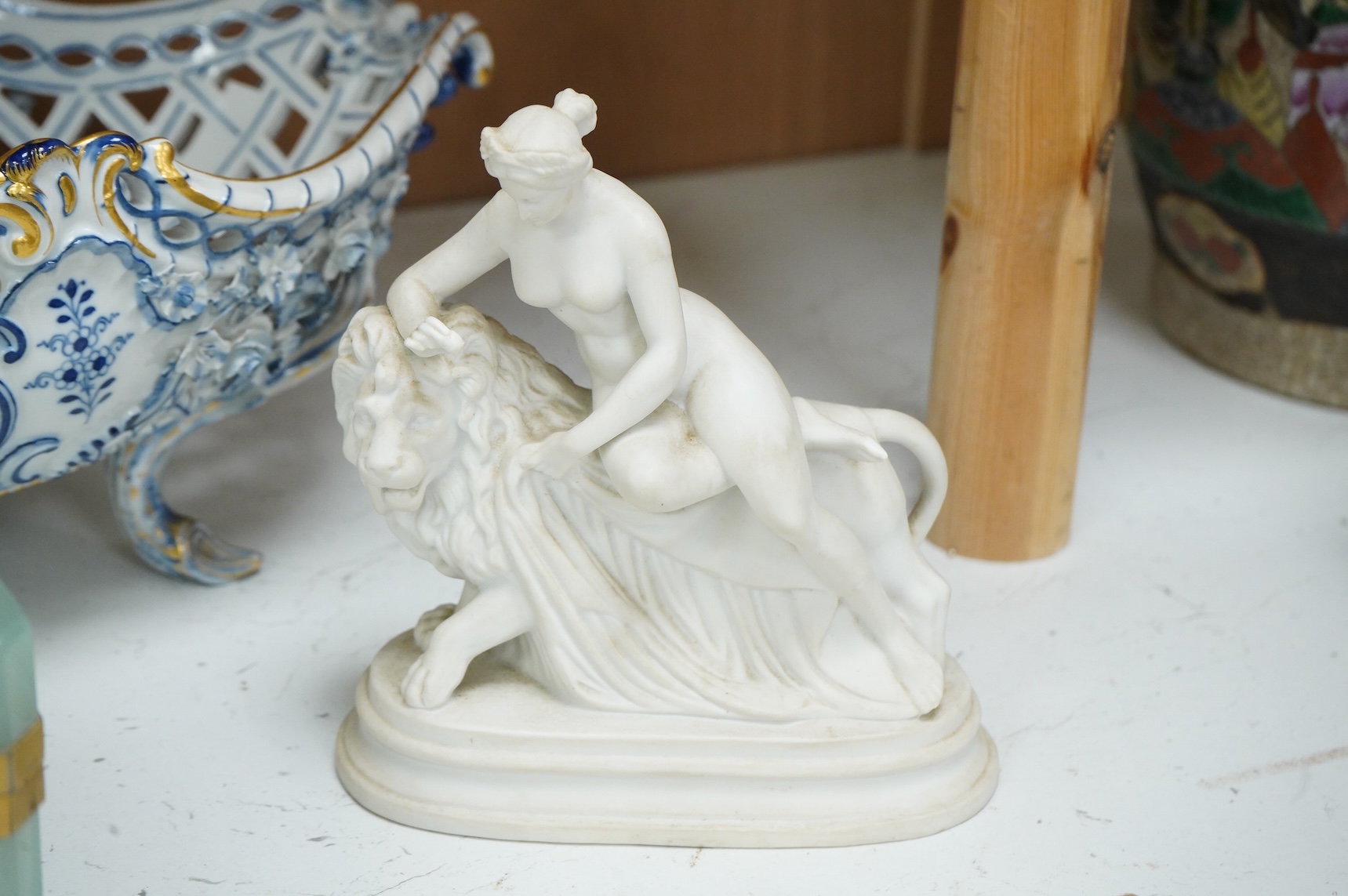 A group of various collectables to include Meissen, glass, etc.